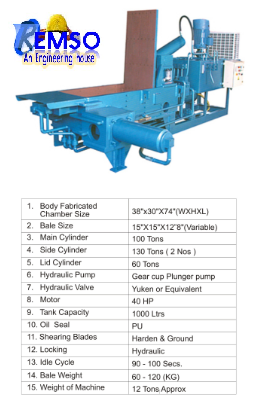 Manufacturers Exporters and Wholesale Suppliers of Scrap Baling Machine GREATER NOIDA Uttar Pradesh